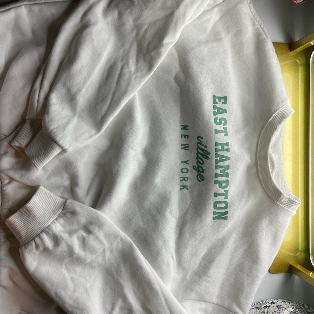East Hampton Village Kids White Sweatshirt